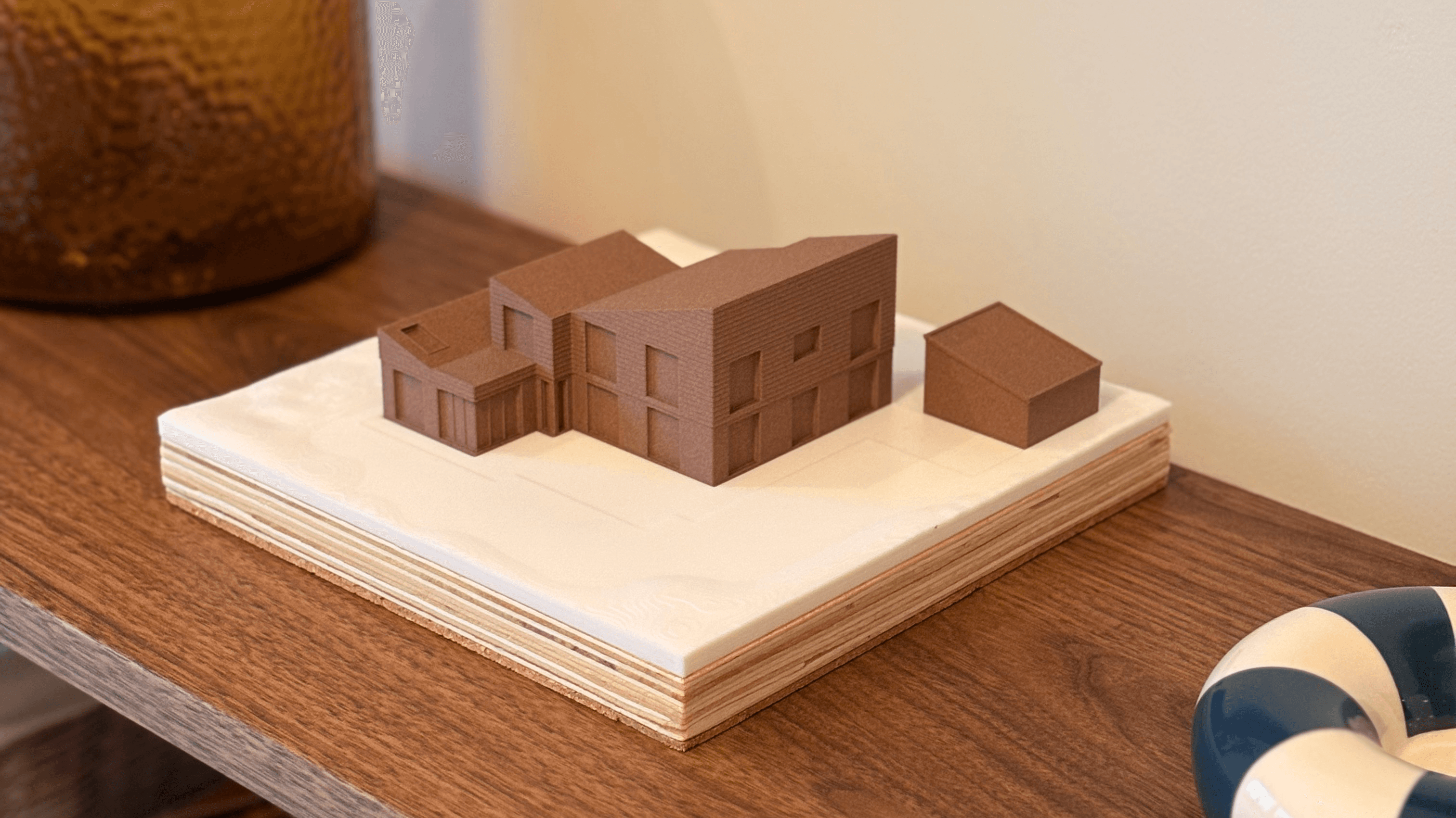 Mid 1960s family home - 3D printed scale model